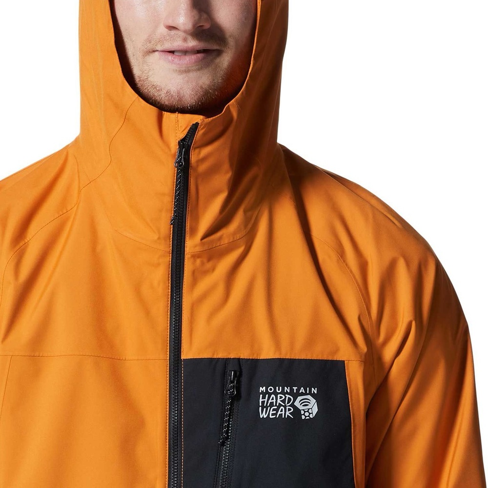 Mountain Hardwear - Rainlands Jacket - Orange - Menโs xxL
